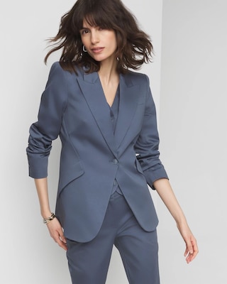 WHBM® Sateen Editor Blazer | White House Black Market